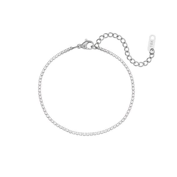 Pulsera Tennis Marla Silver