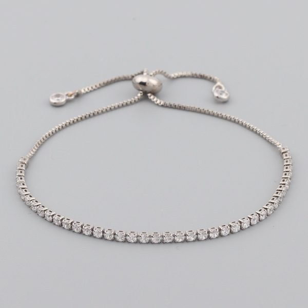 Pulsera Tennis Robi Silver